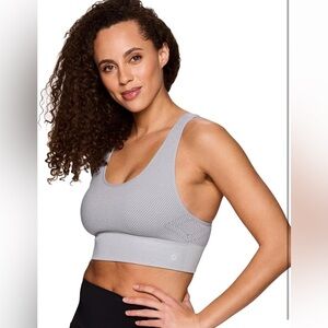 RBX Active Women's Athletic Fashion Racerback Seamless Bra. Size L. New with tag
